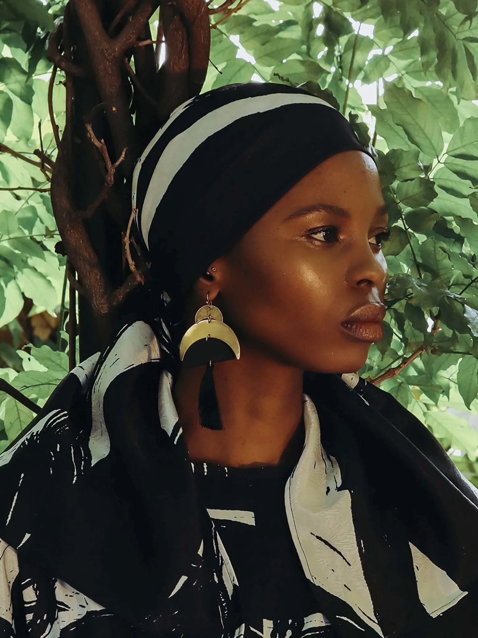 Scarf / Headwrap - SUTO Black