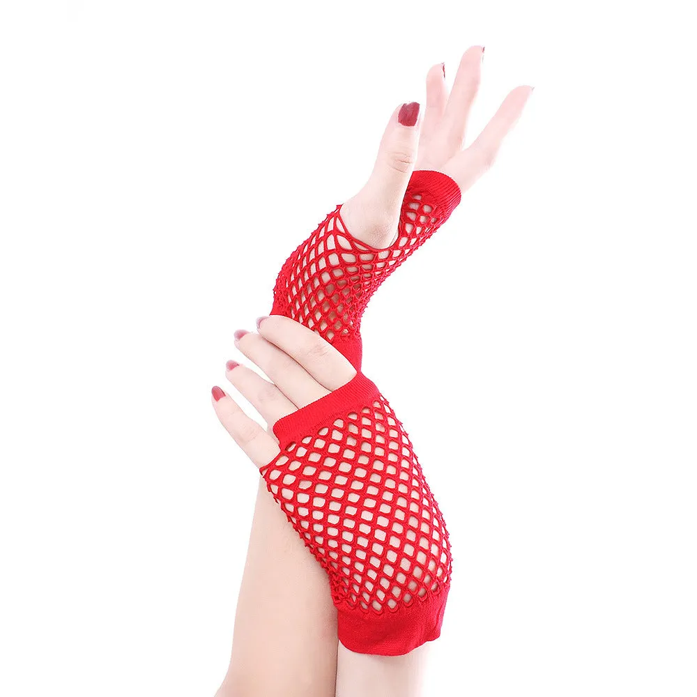 Short Fishnet Gloves