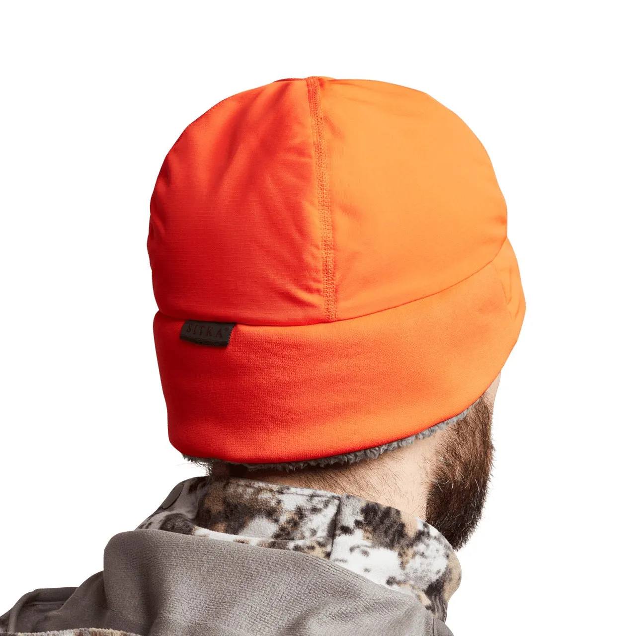 'Sitka' Men's Balistic Beanie - Hunt Solids : Blaze Orange