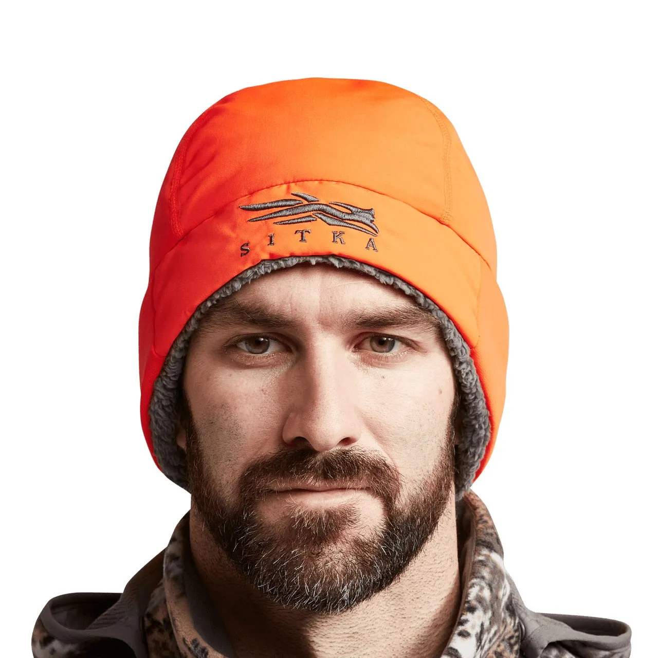 'Sitka' Men's Balistic Beanie - Hunt Solids : Blaze Orange