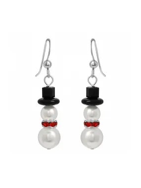 Snowman Beaded Dangles