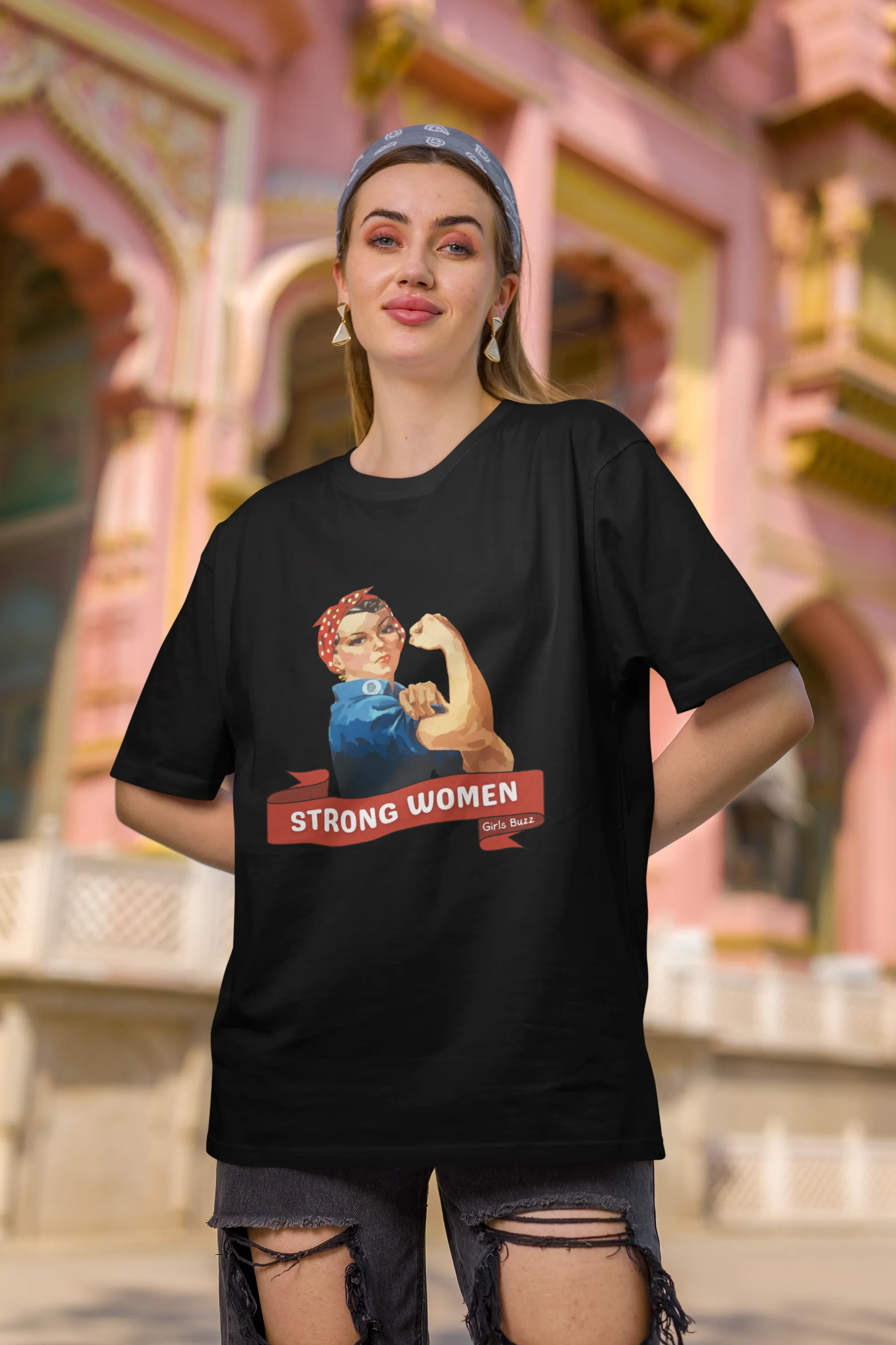 Strong Women Oversized T-shirt