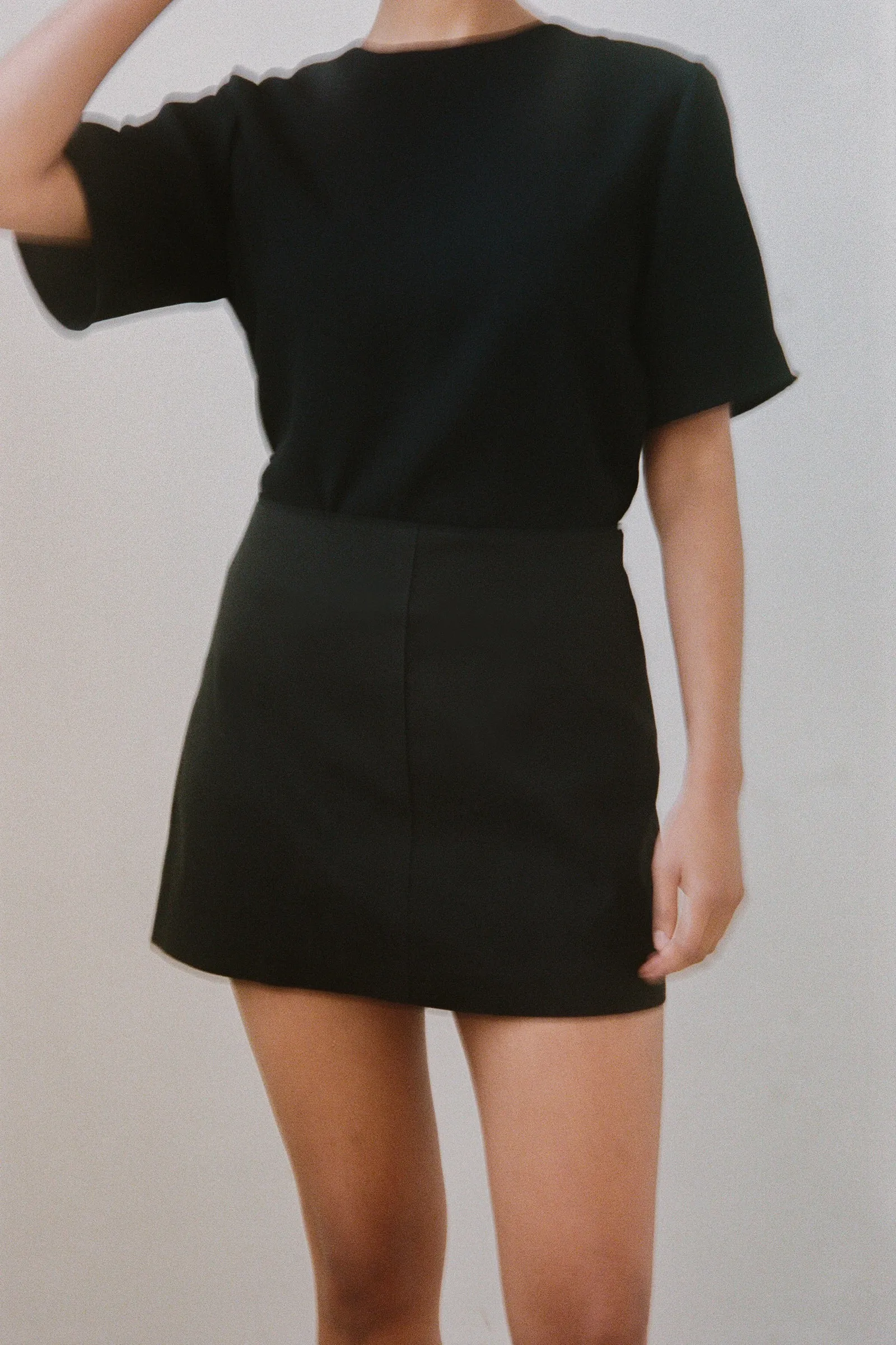 Suit Mini Skirt in Black