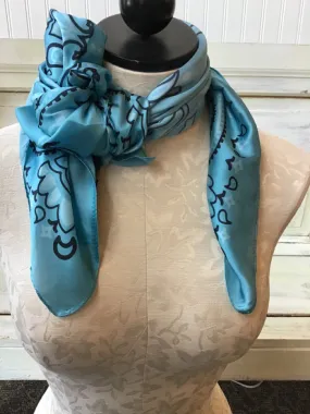 Turquouise Bandana Wild Rag Scarf