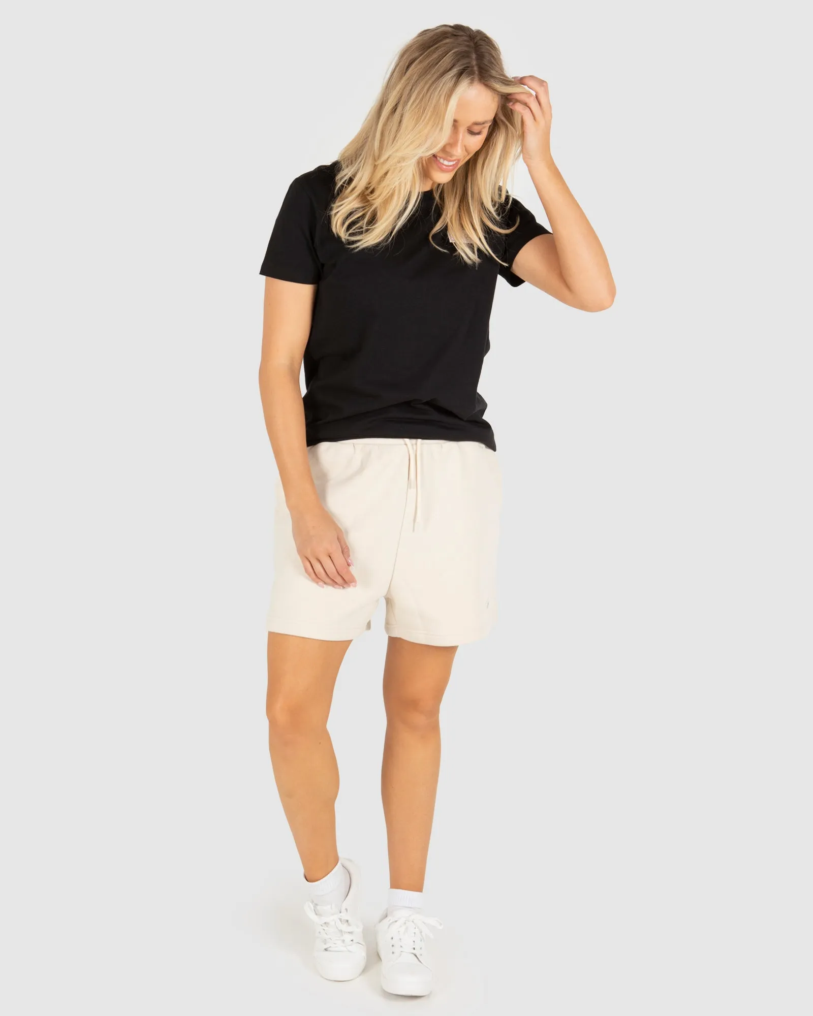 UNIT Ladies Husky High Waist Fleece Shorts