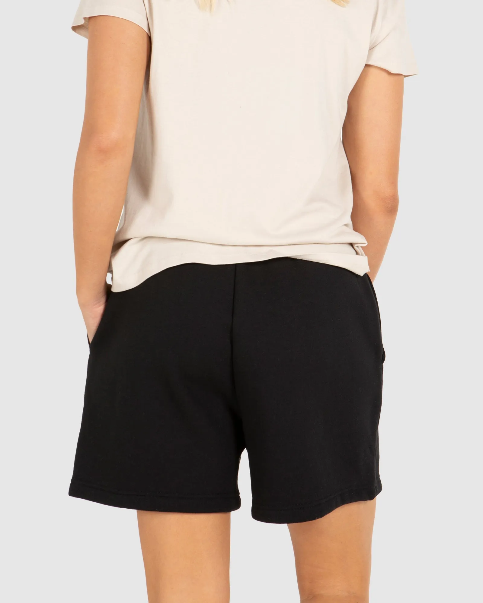 UNIT Ladies Husky High Waist Fleece Shorts