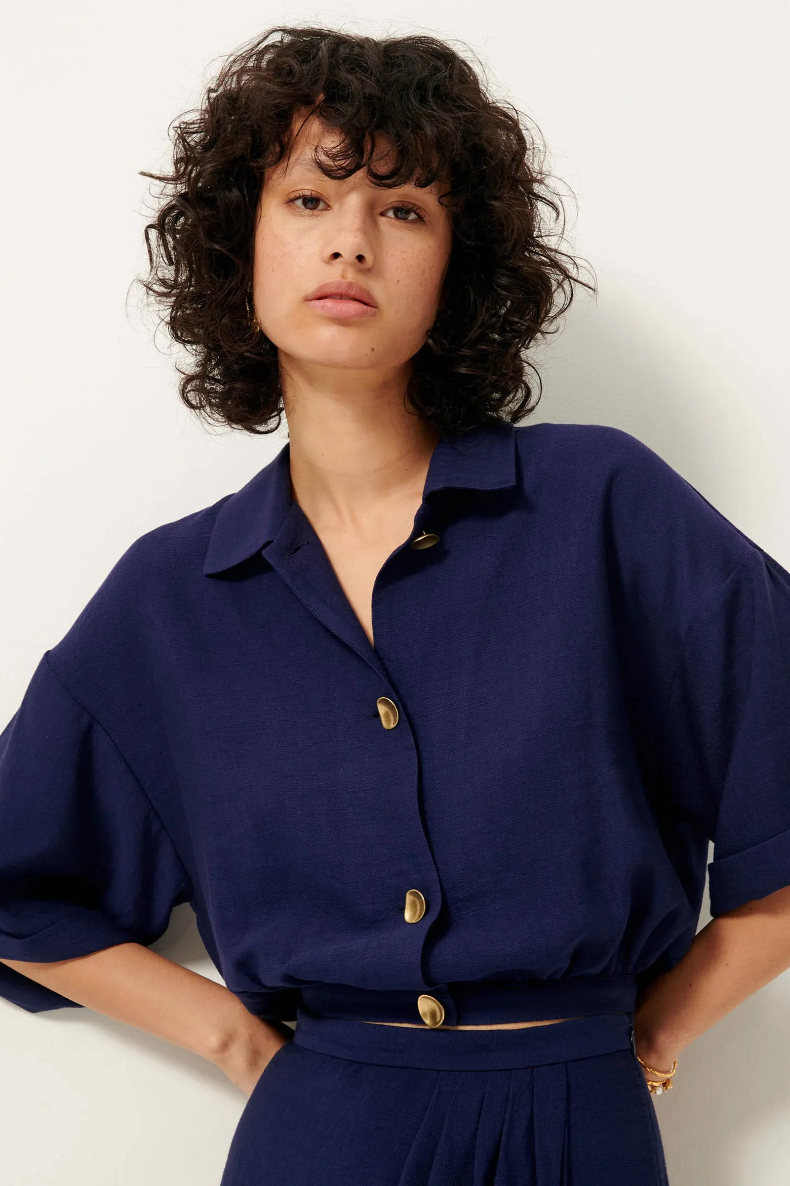 Vallina Cropped Shirt