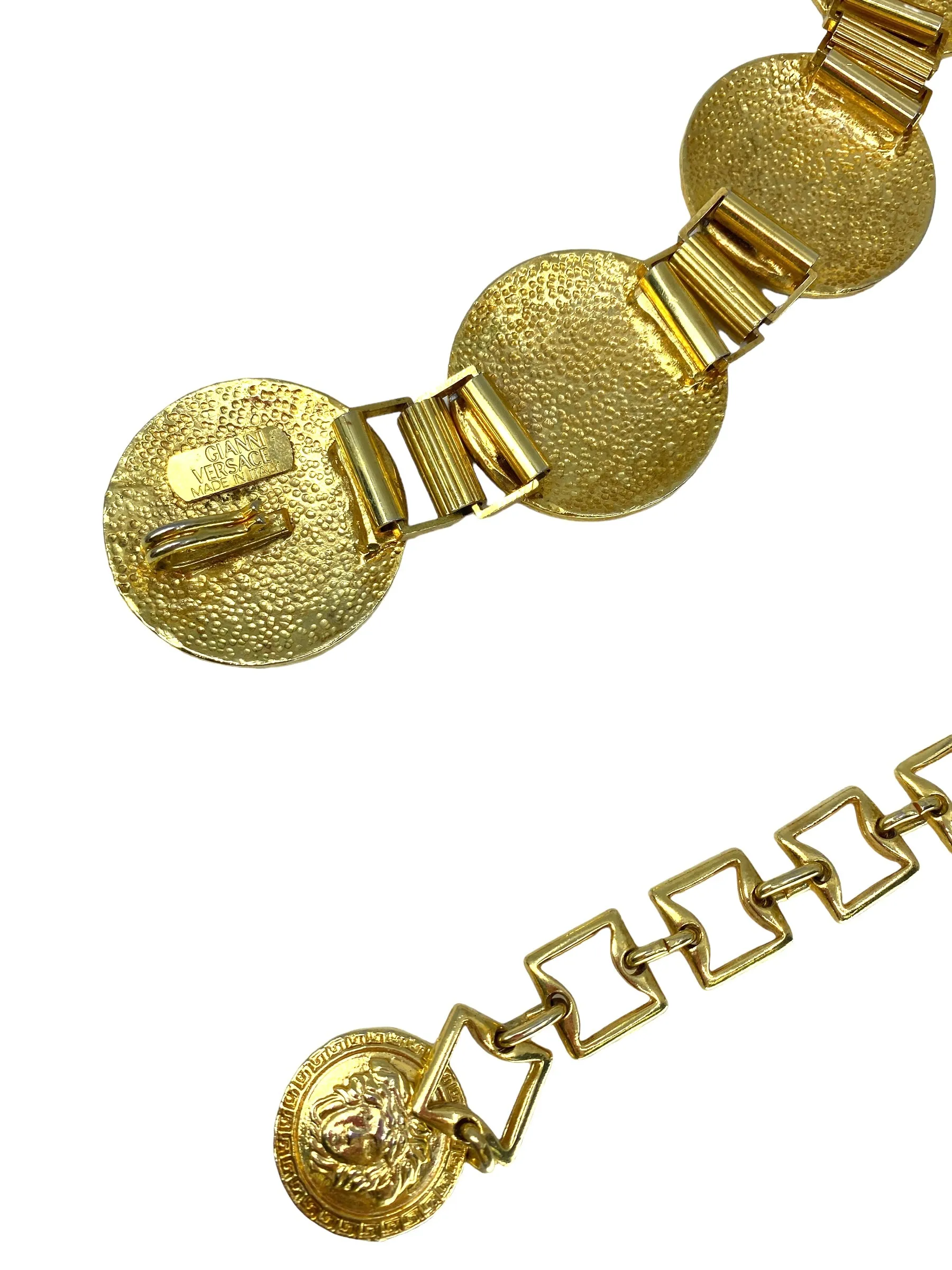 Versace Gold Coin Belt