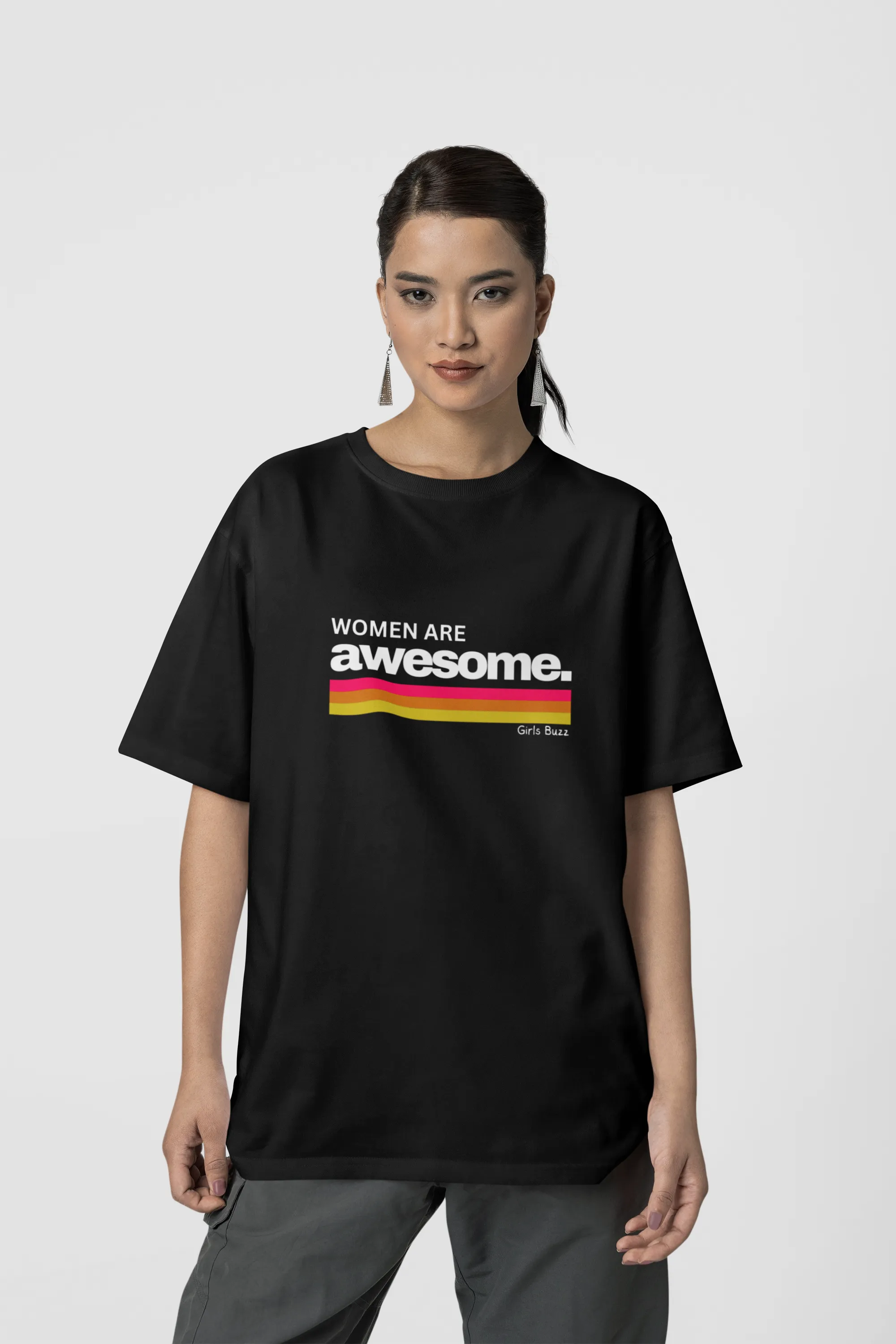 Women Are Awesome Oversized T-shirt