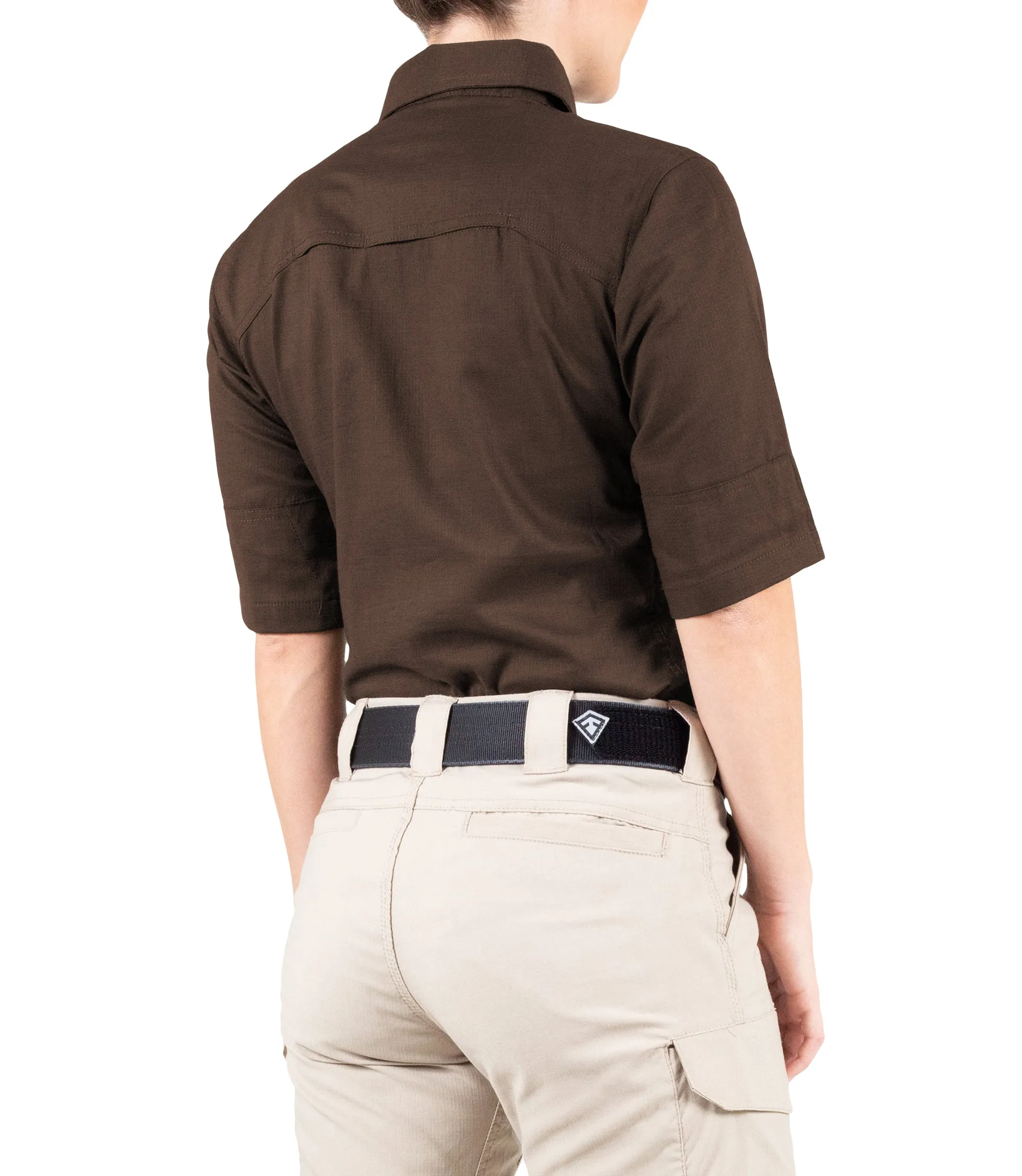 Women's V2 Tactical Short Sleeve Shirt - Brown