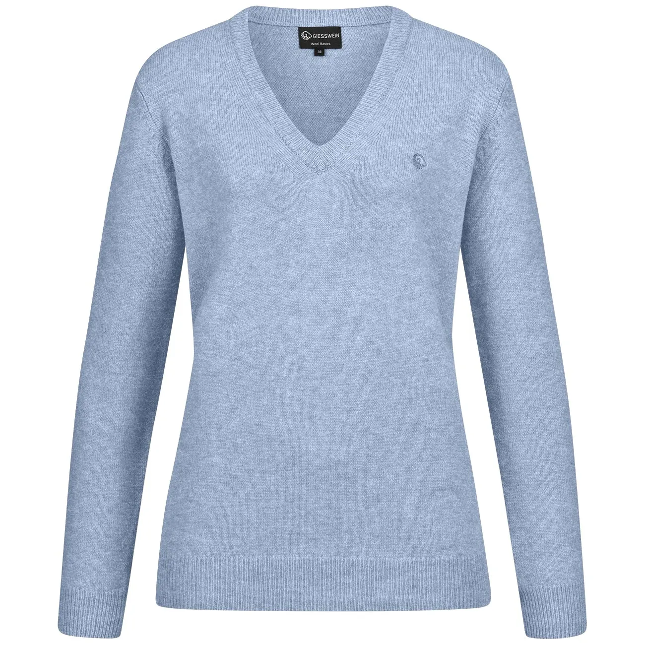 Wool Pullover V Neck Women